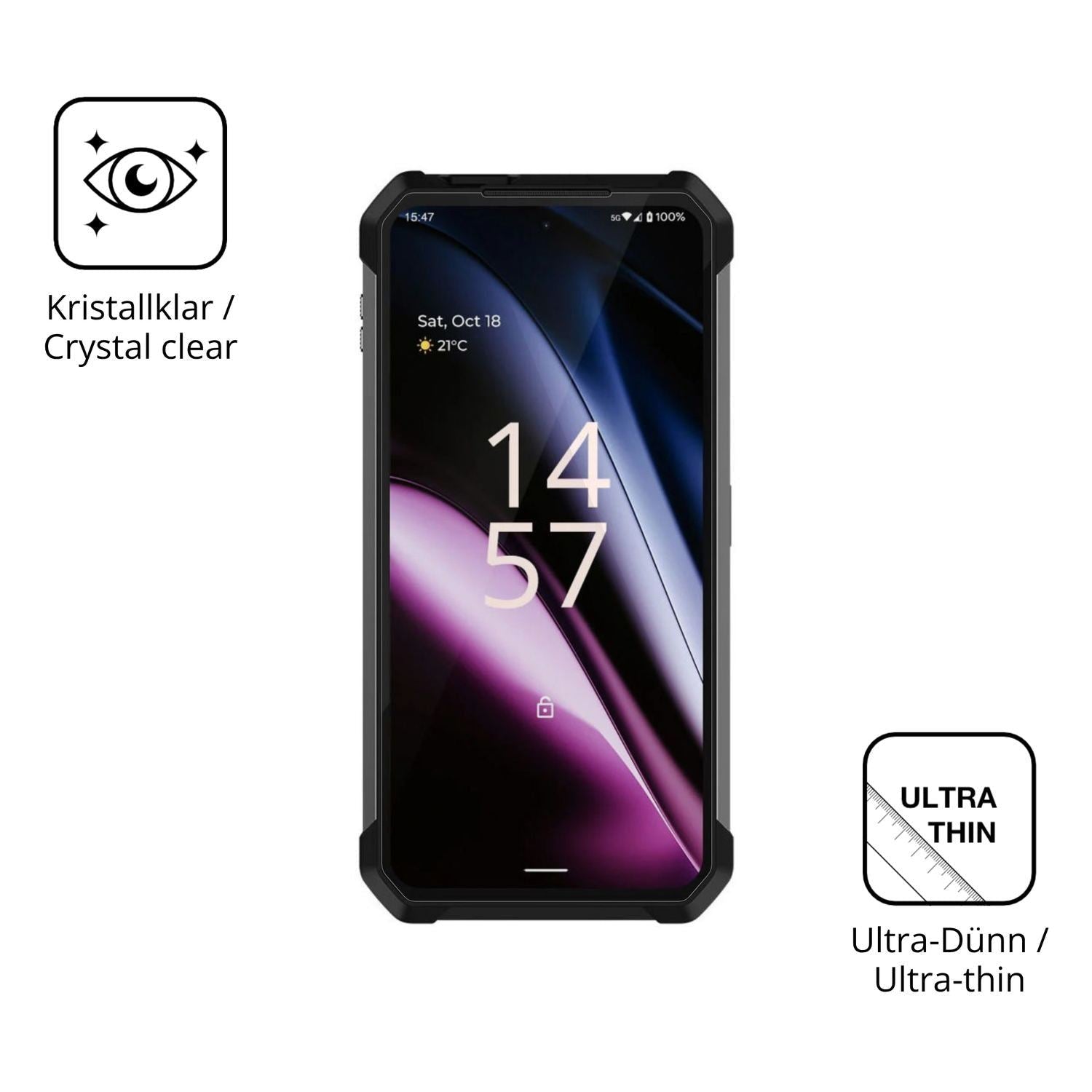 4x Schutzfolie klar für iHunt Tank 4 Pro Display-S (5)