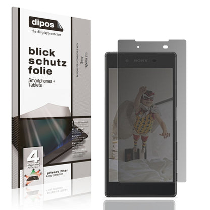 Blickschutzfolie für Sony Xperia Z-5 matt Schutzfo (1)