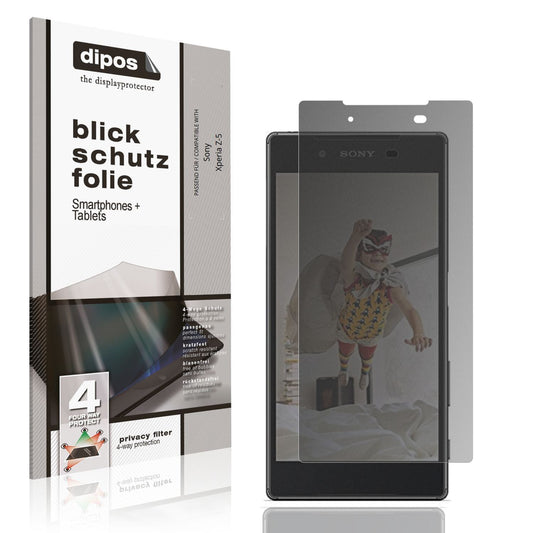 Blickschutzfolie für Sony Xperia Z-5 matt Schutzfo (1)