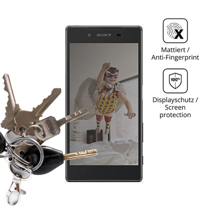 Blickschutzfolie für Sony Xperia Z-5 matt Schutzfo (3)