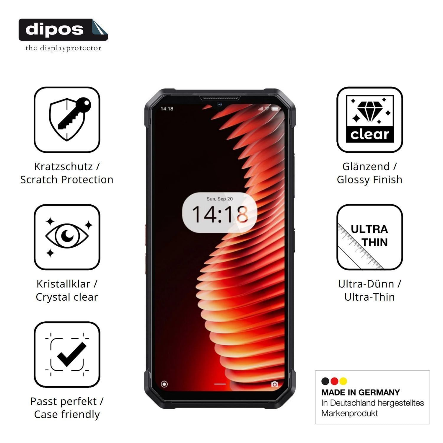 4x Schutzfolie klar für iHunt Titan Music P22000 U (7)
