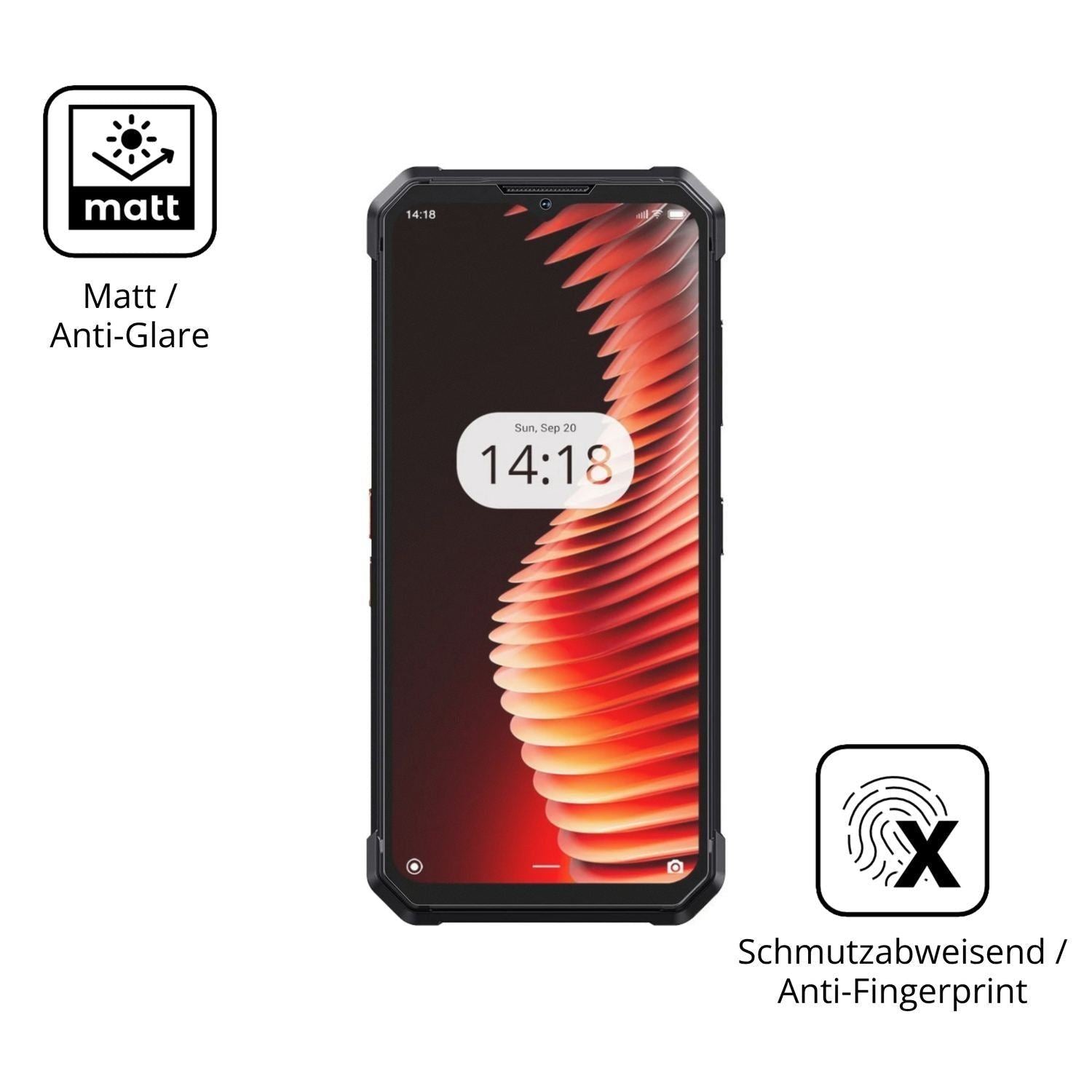 4x Schutzfolie matt für iHunt Titan Music P22000 U (5)