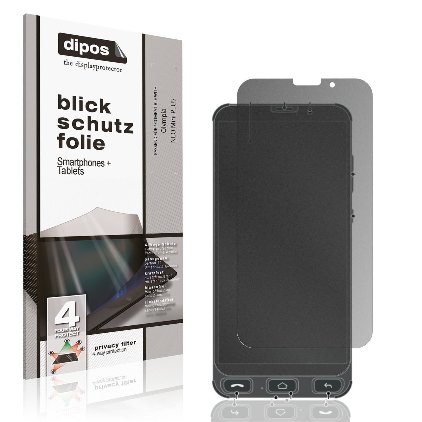 Blickschutzfolie für Olympia NEO Mini PLUS matt Sc (1)