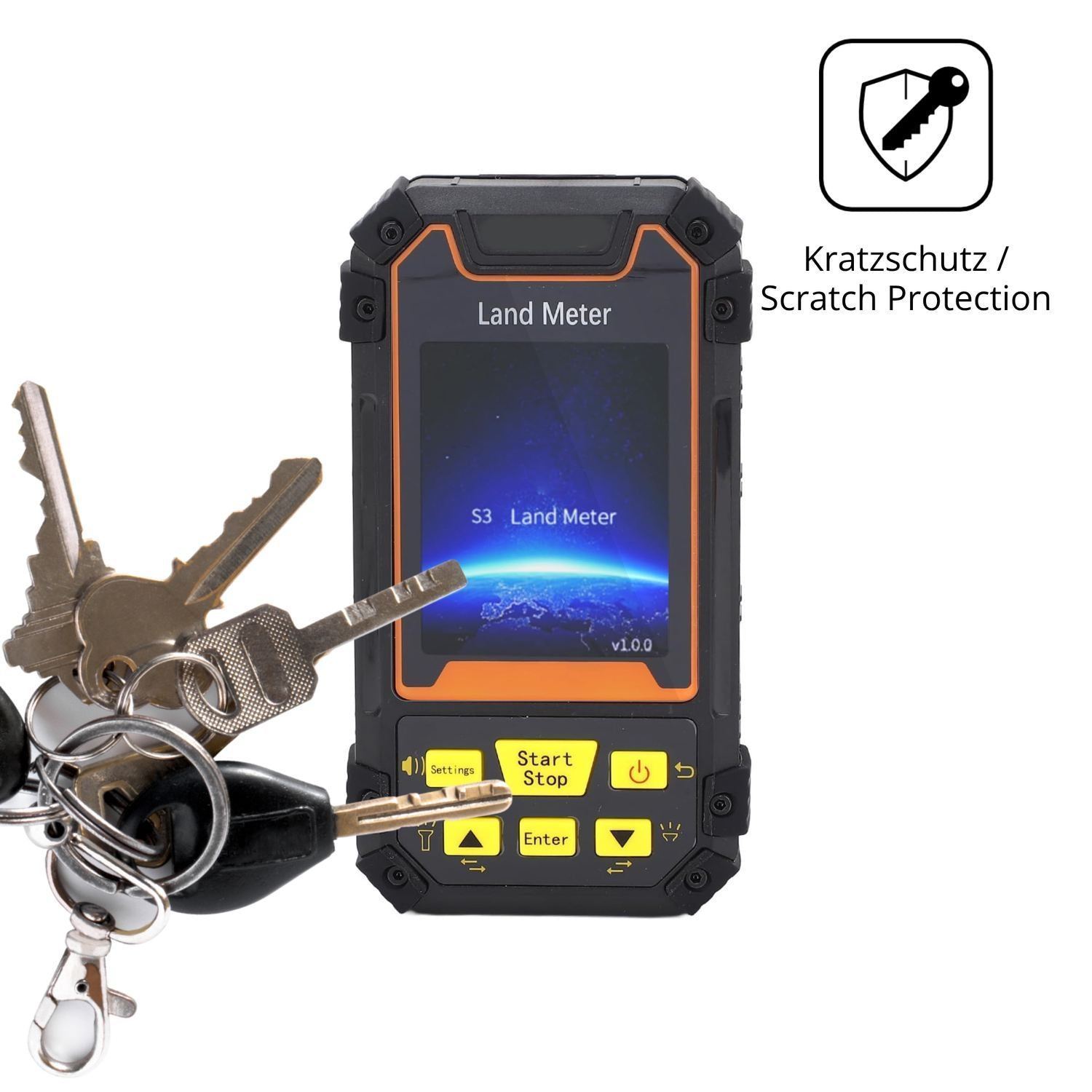 4x Schutzfolie klar für Fockety S3 GPS-Landmessger (4)
