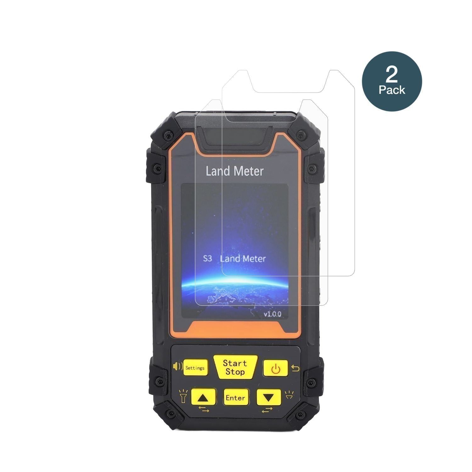 2x 9H Schutzfolie matt für Fockety S3 GPS-Landmess (2)