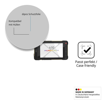 2x Schutzfolie klar für Hugerock X70 Display-Schut (1)