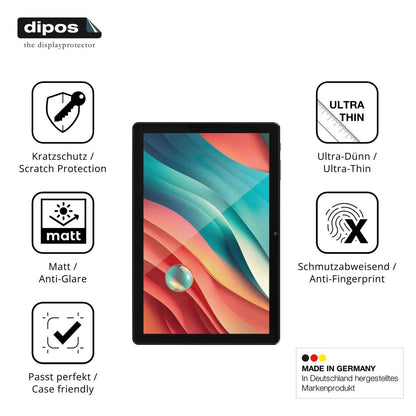 2x Schutzfolie matt für SPC Gravity 5 SE Display-S (7)
