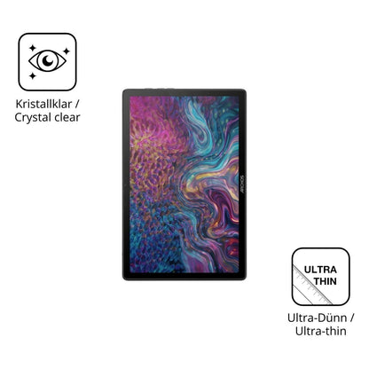 2x Schutzfolie klar für Archos T105 FHD 4G Ultra D (5)