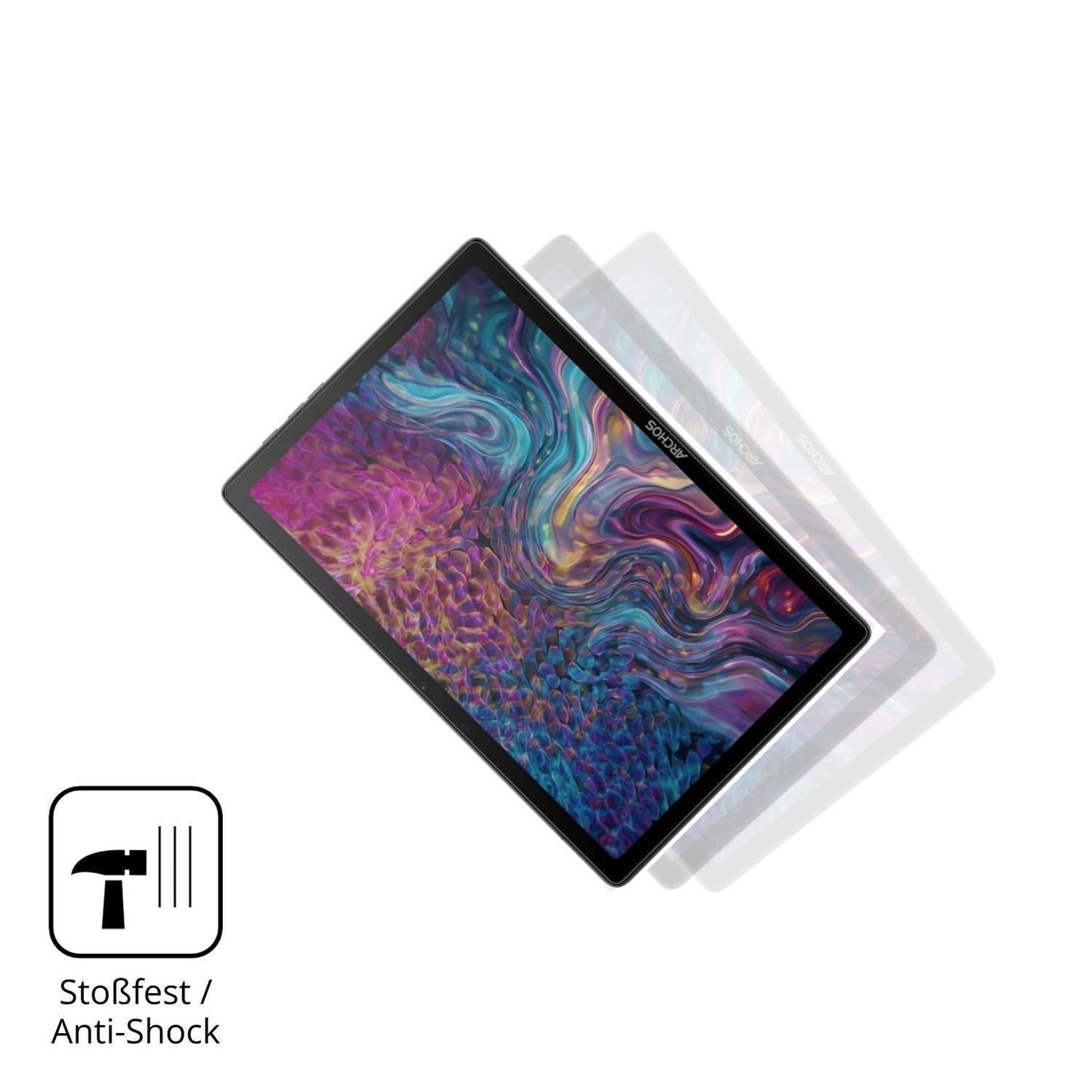 2x 9H Schutzfolie für Archos T105 FHD 4G Ultra Pan (4)