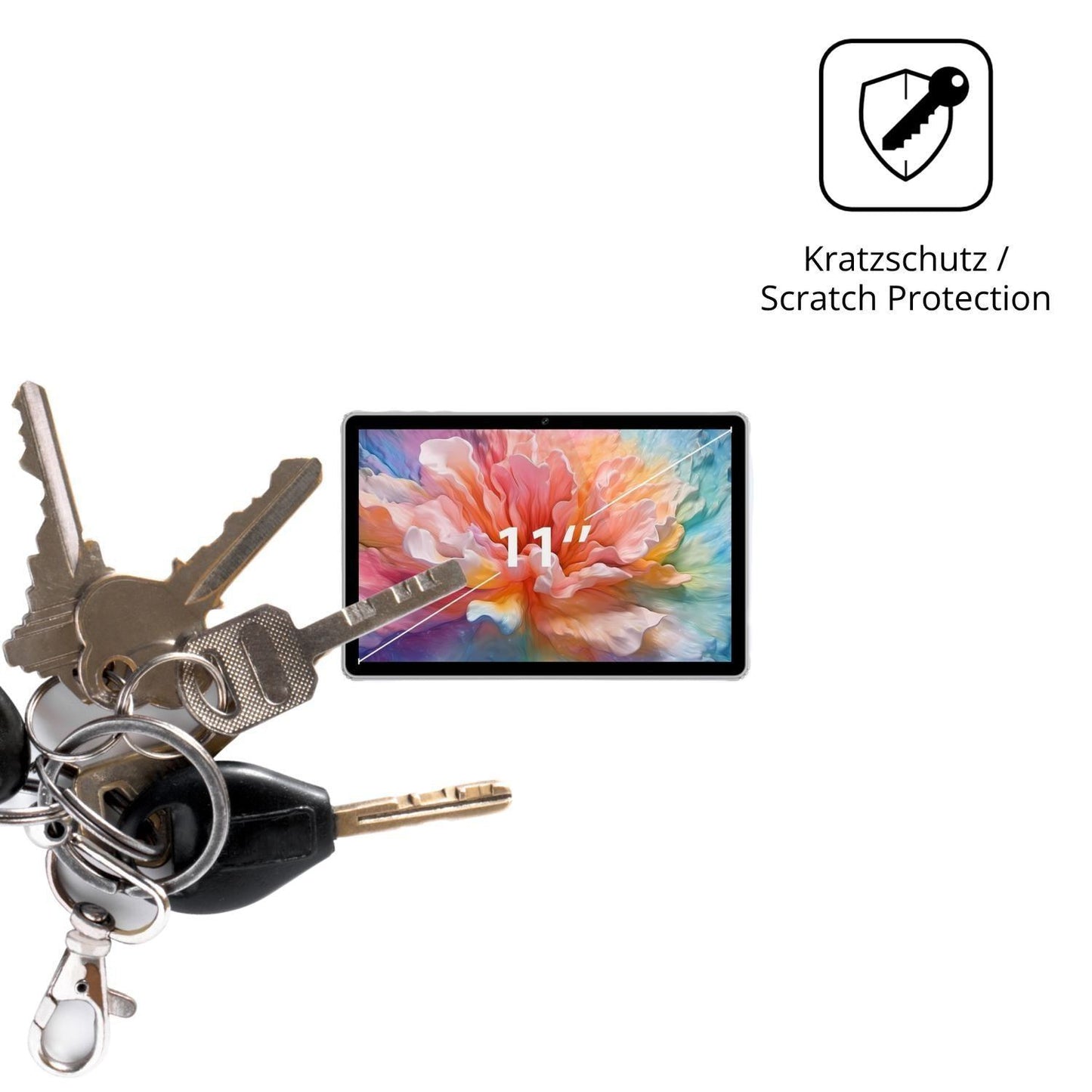 2x Schutzfolie klar für PIXGOOD M902 Display-Schut (4)