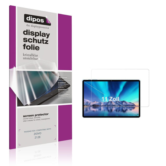 2x Schutzfolie klar für ZIOVO Z128 Display-Schutzf (1)