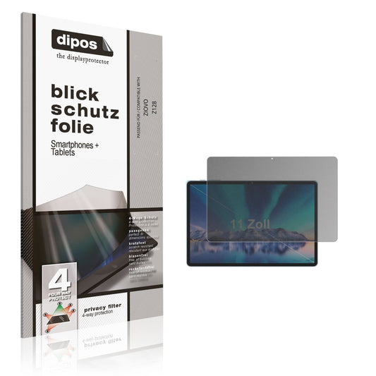 Blickschutzfolie für ZIOVO Z128 matt Schutzfolie P (1)