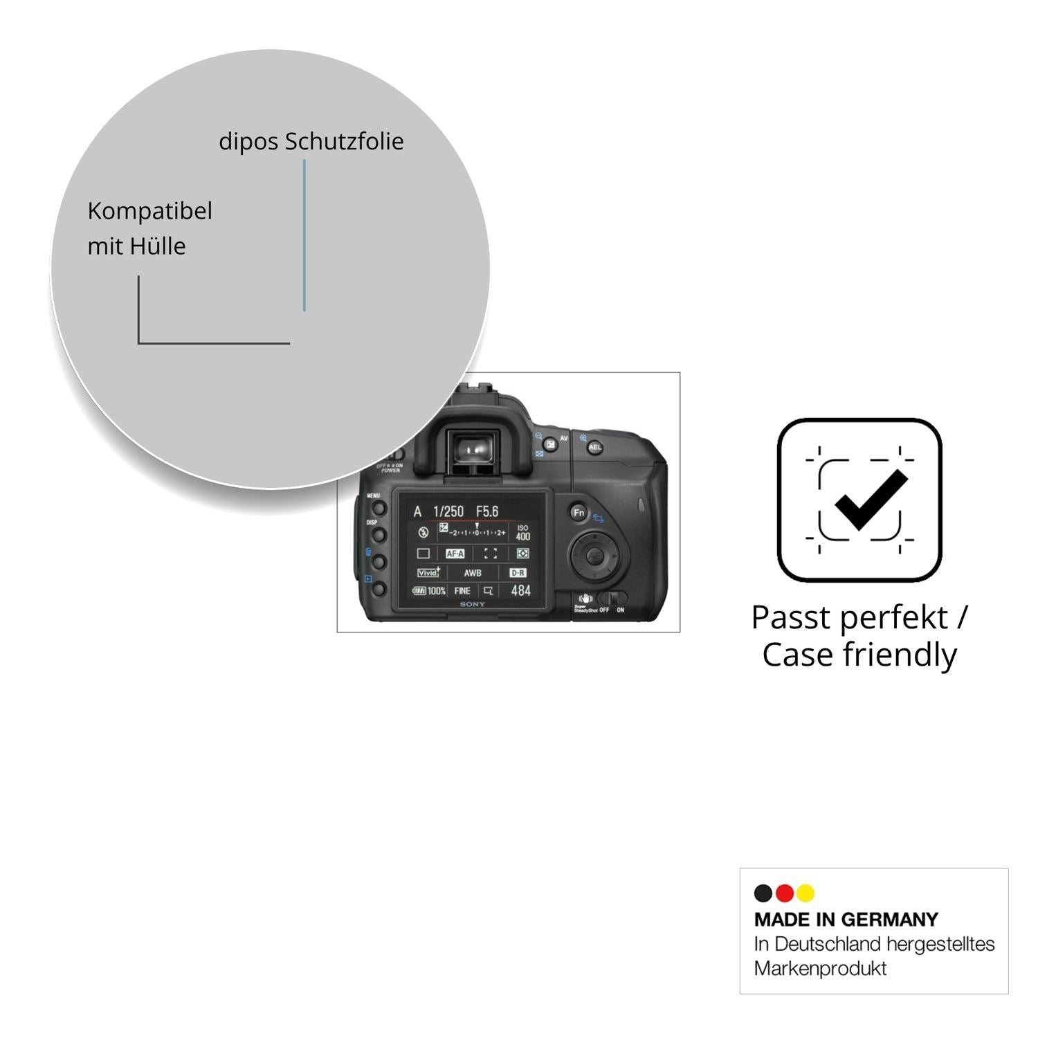 4x Schutzfolie matt für Sony DSLR-A200 Display-Sch (6)
