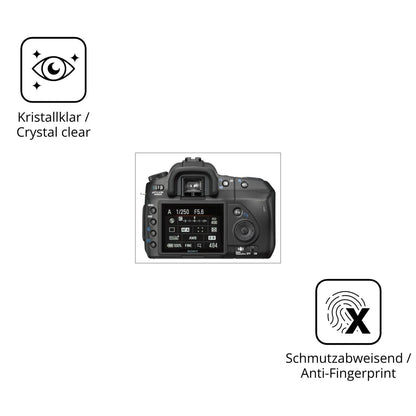 2x 9H Schutzfolie für Sony DSLR-A200 Panzerfolie (5)