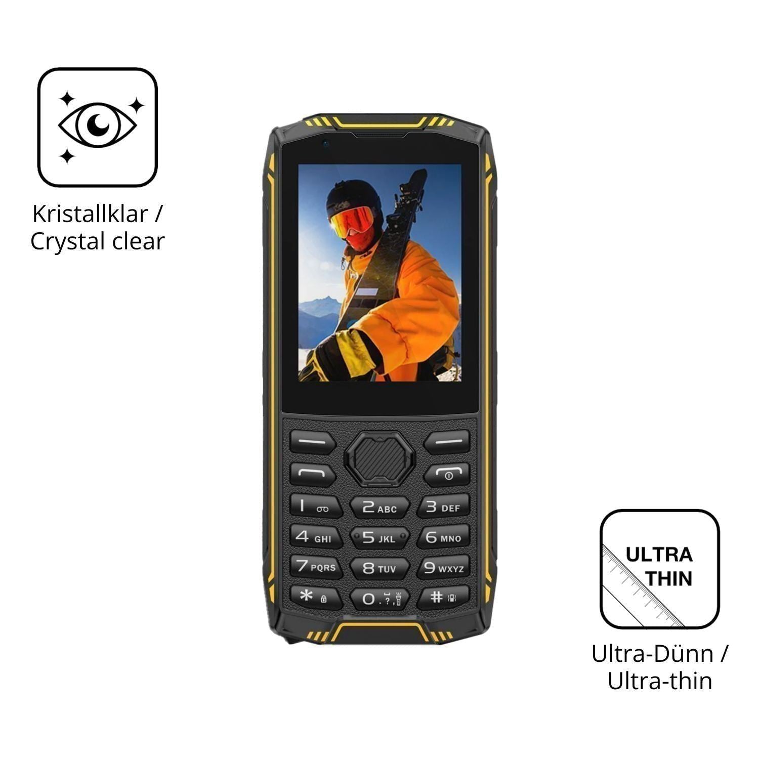 4x Schutzfolie klar für Ulefone Armor Mini 5 Displ (5)