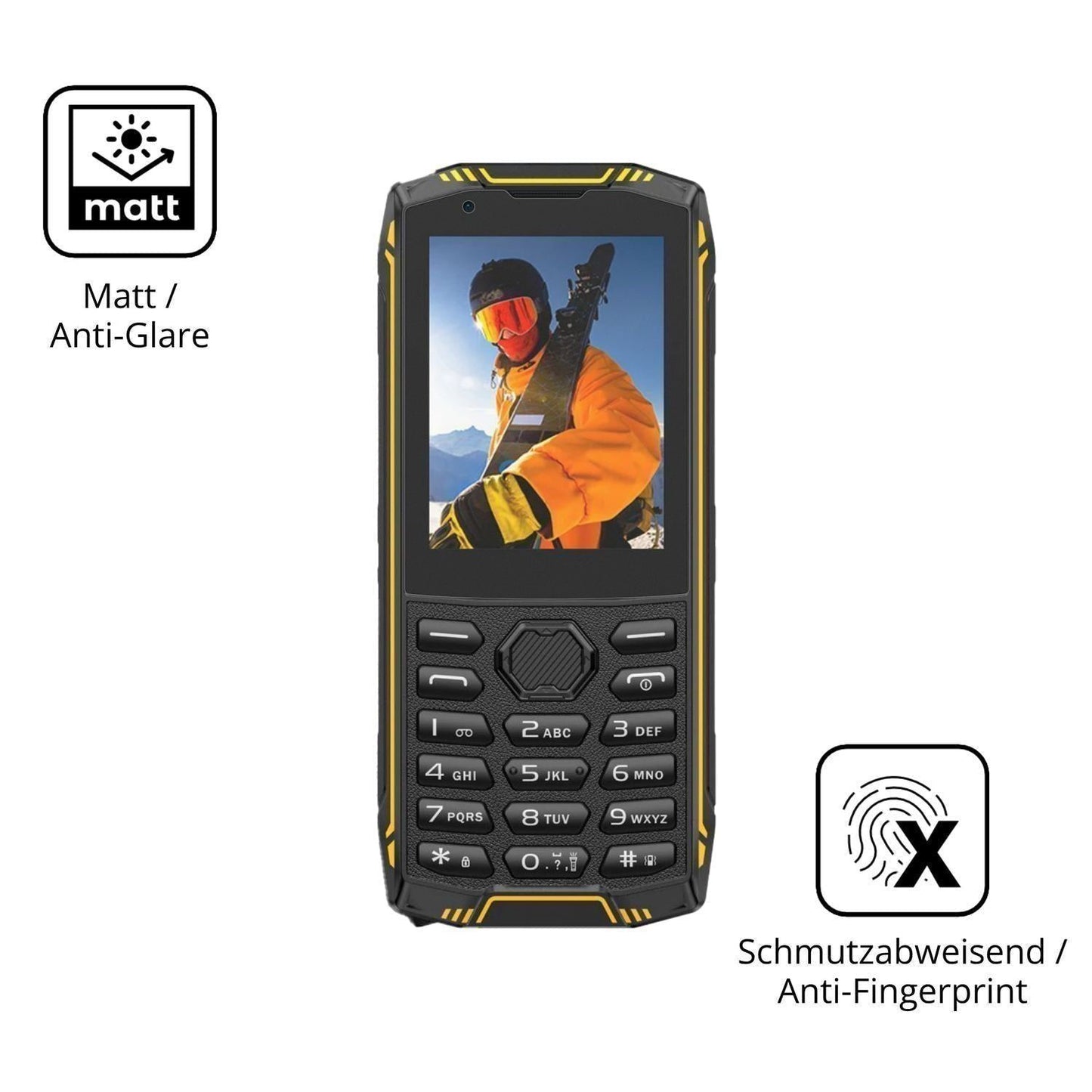 4x Schutzfolie matt für Ulefone Armor Mini 5 Displ (5)