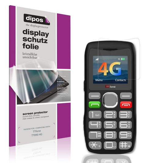 4x Schutzfolie klar für TTfone TT890 4G Display-Sc (1)