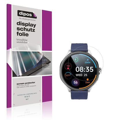 6x Schutzfolie klar für W&O W7 Display-Schutzfolie (1)