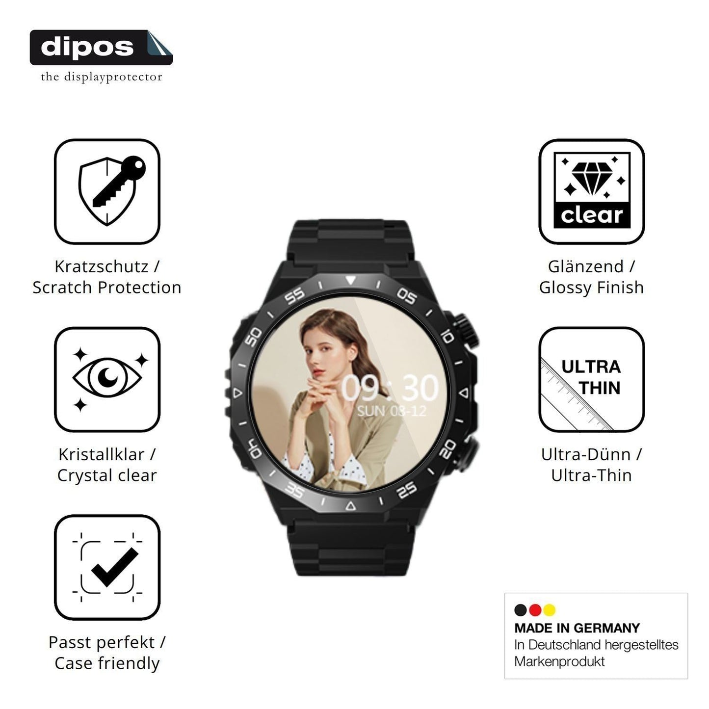 6x Schutzfolie klar für OWMSIC S11 Display-Schutzf (7)