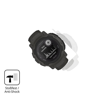2x 9H Schutzfolie für Garmin Instinct 2 Solar Panz (4)