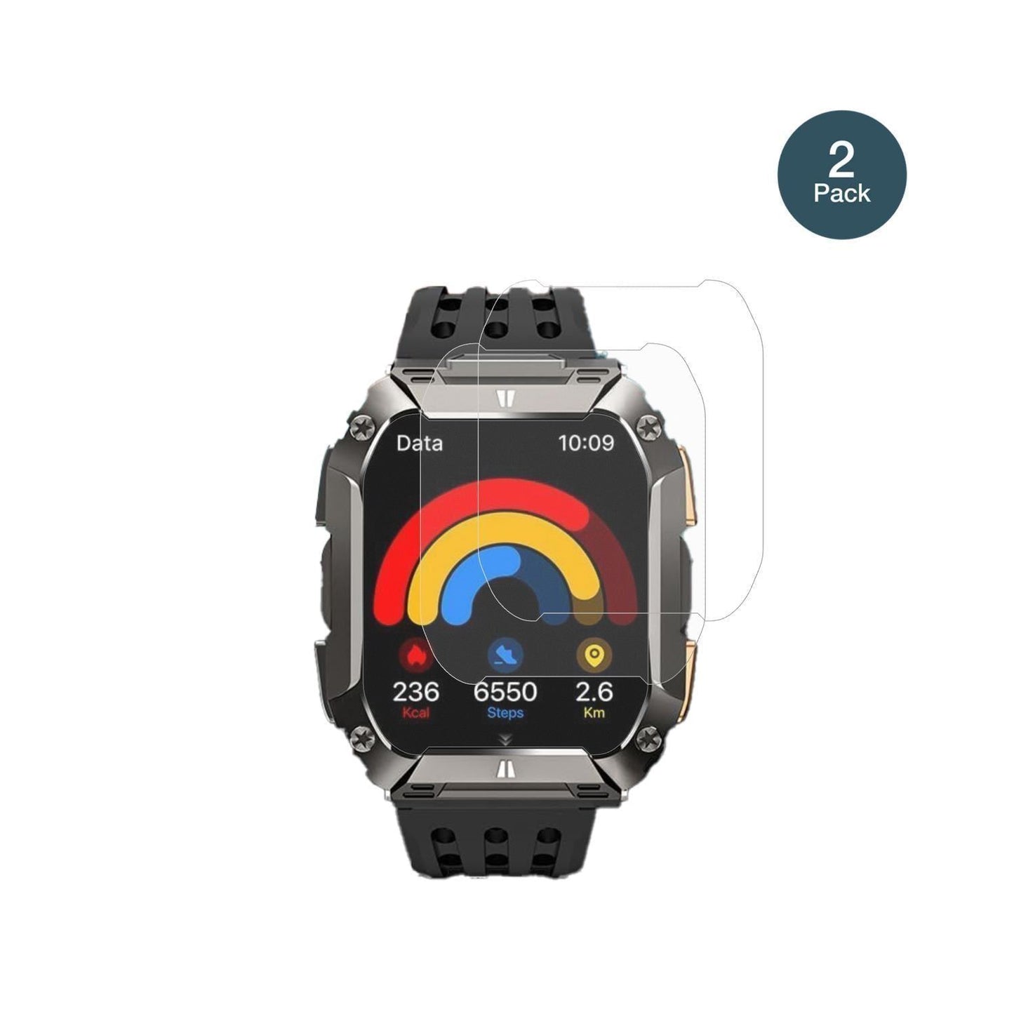 2x 9H Schutzfolie matt für AIMIUVEI 2.01 Zoll Smar (2)