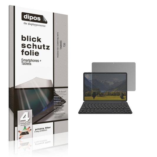 Blickschutzfolie für TABWEE T20 matt Schutzfolie P (1)