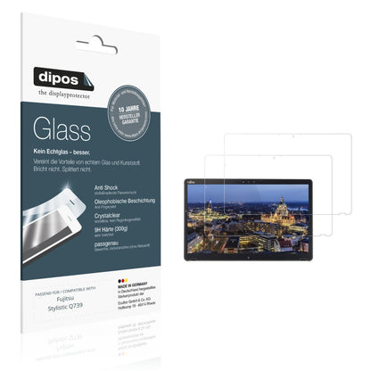 2x 9H Schutzfolie für Fujitsu Stylistic Q739 Panze (1)