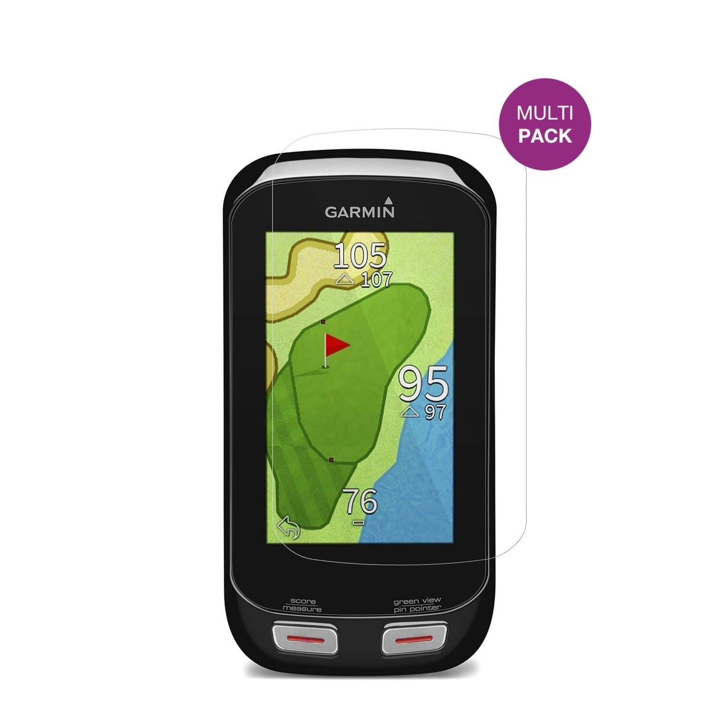 2x Schutzfolie klar für Garmin Approach G8 Display (2)