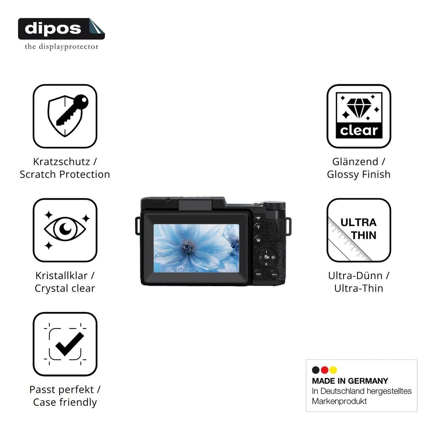 4x Schutzfolie klar für LONGYI R10 Display-Schutzf (7)