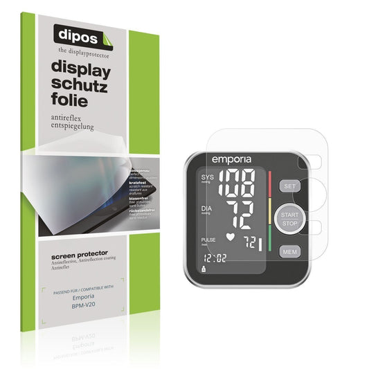 4x Schutzfolie matt für Emporia BPM-V20 Display-Sc (1)