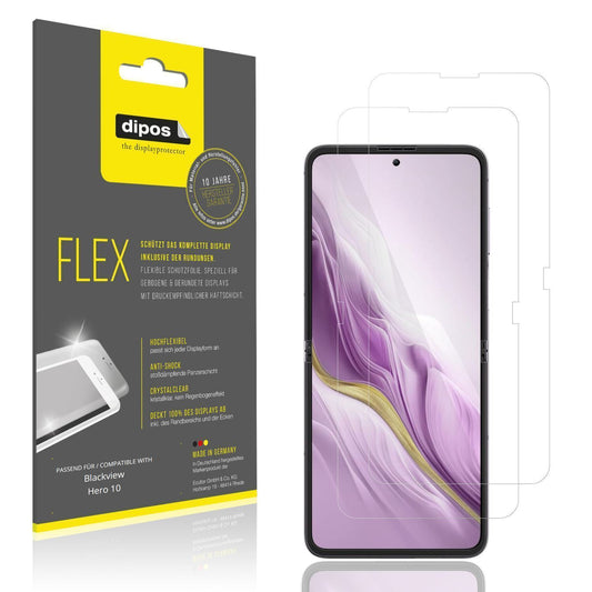 2x 3D Full Cover Schutzfolie für Blackview Hero 10 (1)