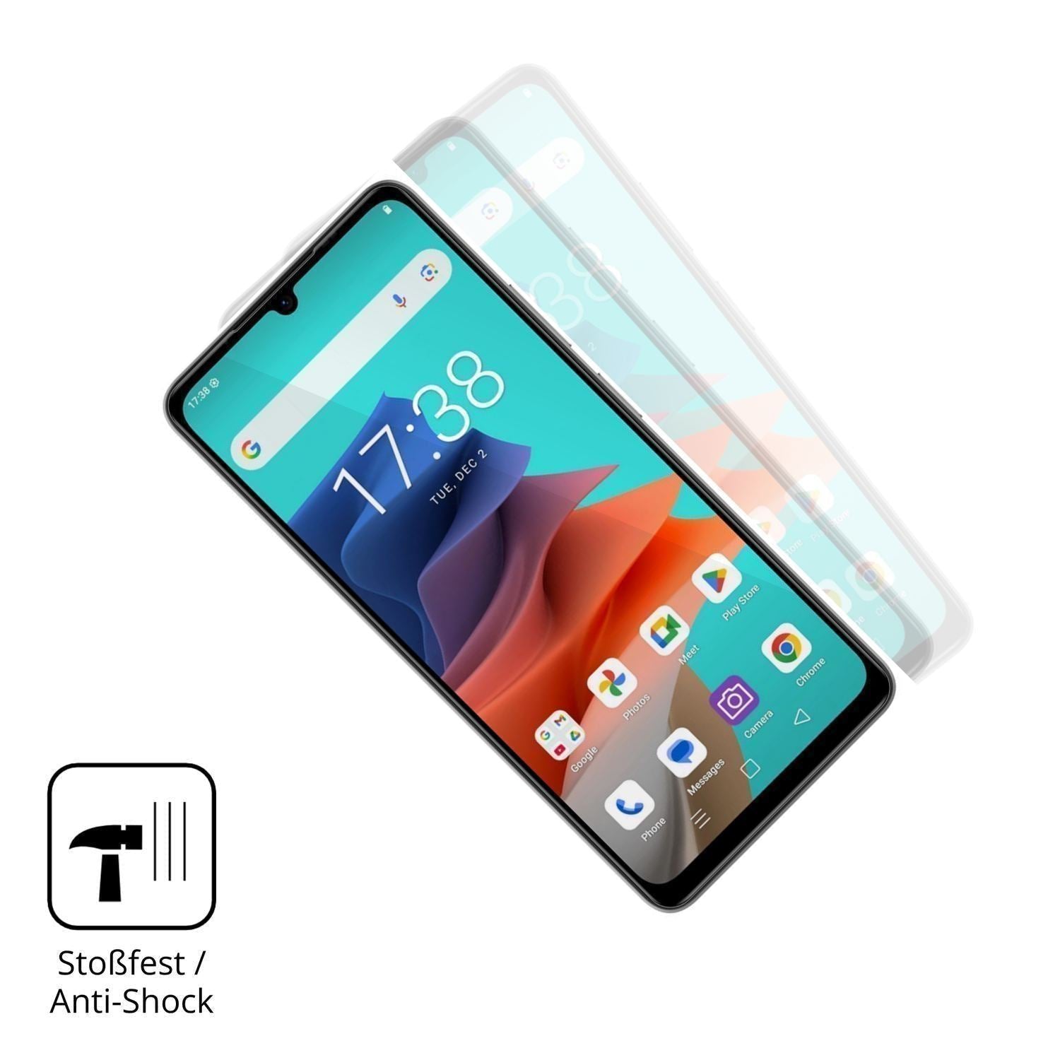 2x 3D Full Cover Schutzfolie für Philips S7220 (4)