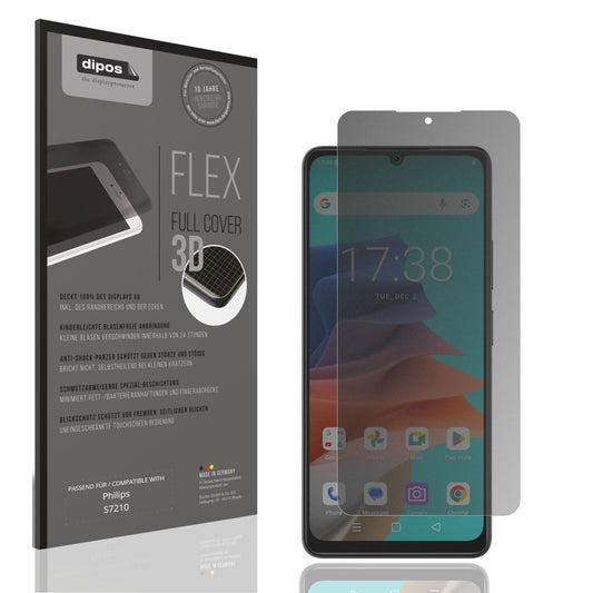 Full Cover Privacy Blickschutzfolie für Philips S7 (1)