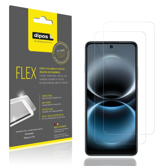2x 3D Full Cover Schutzfolie für Huawei Nova Y74 (1)