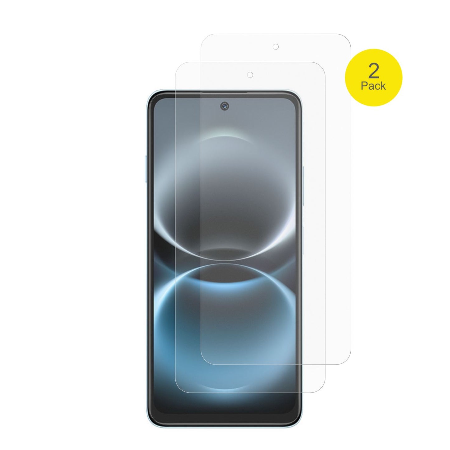 2x Full Cover Schutzfolie matt für Huawei Nova Y74 (2)