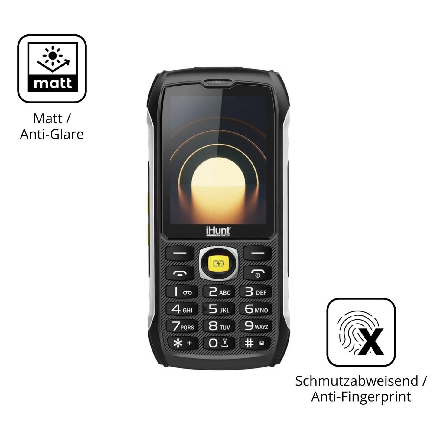 4x Schutzfolie matt für iHunt Titan Survivor 4G Di (5)