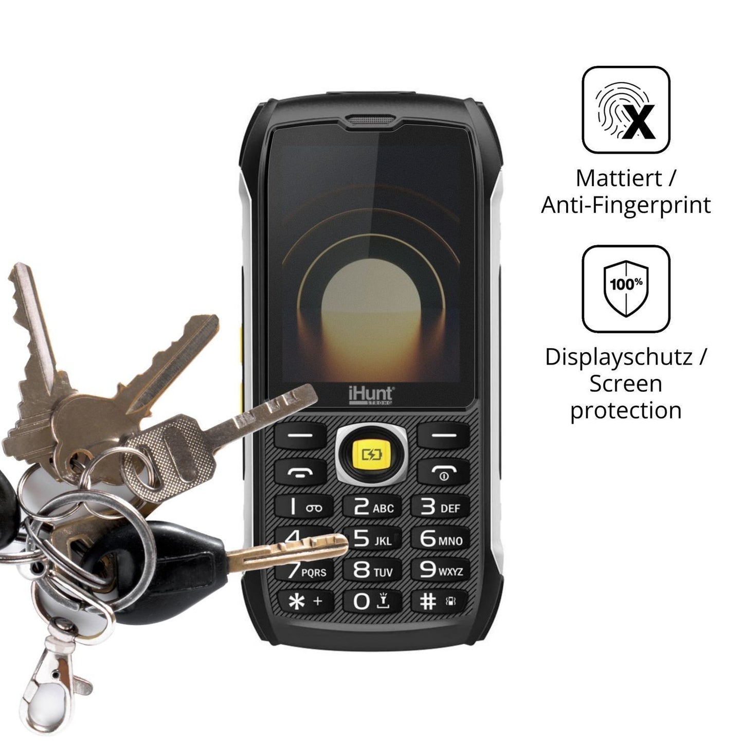 Blickschutzfolie für iHunt Titan Survivor 4G matt  (3)