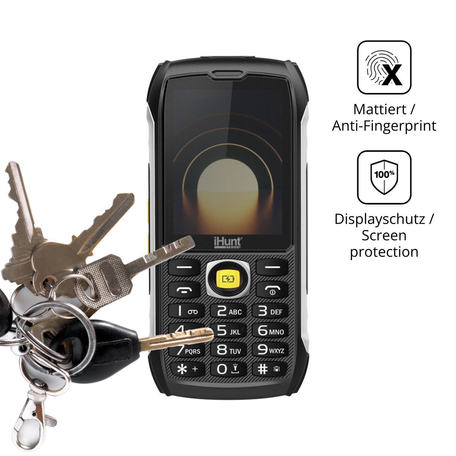 Blickschutzfolie für iHunt Titan Survivor 4G matt  (3)