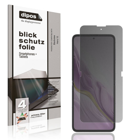 Blickschutzfolie für Blackview Hero 10 Aussenseite (1)