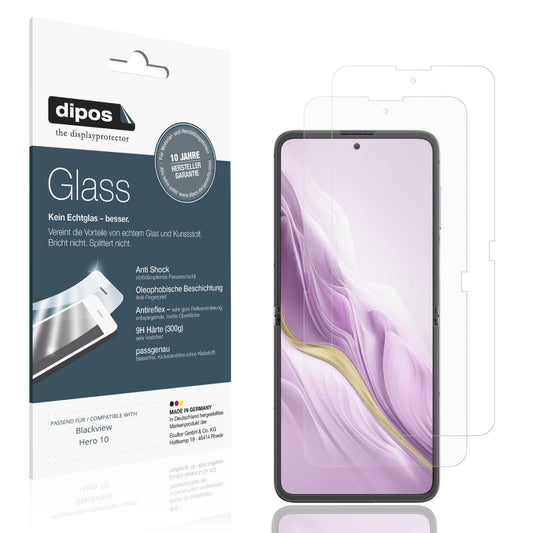 2x 9H Schutzfolie matt für Blackview Hero 10 Ausse (1)