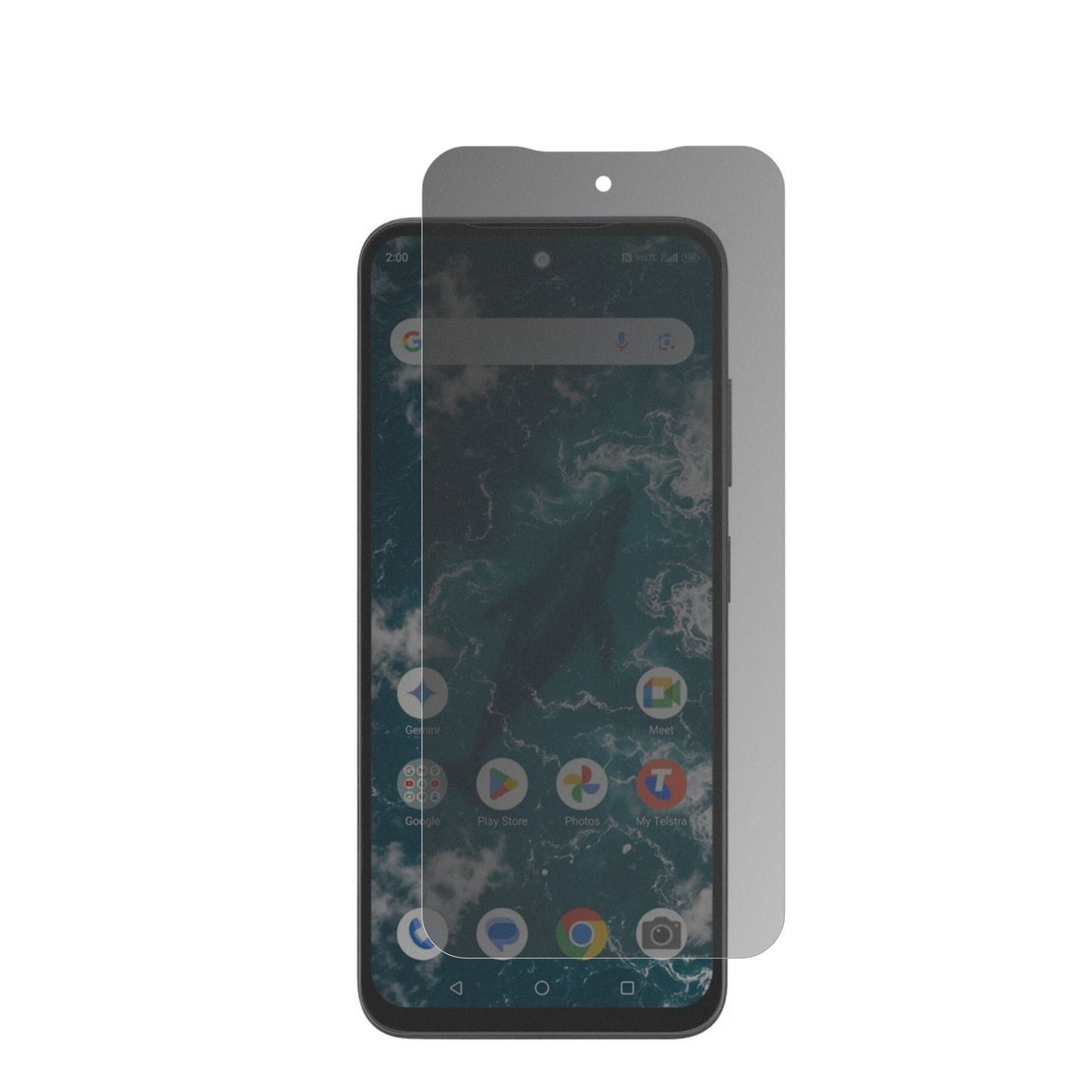 Blickschutzfolie für Telstra T-Elite 2 5G matt Sch (2)