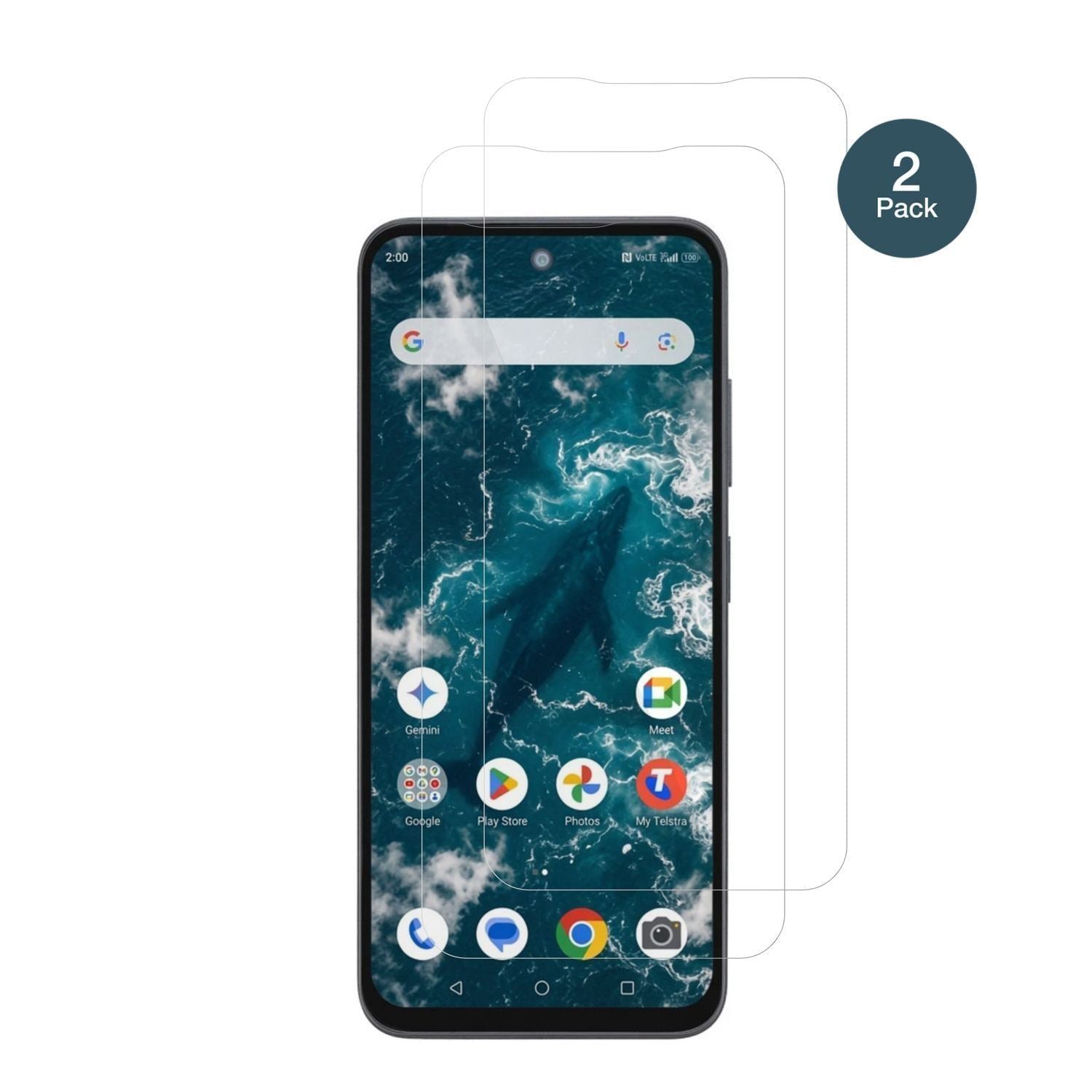 2x 9H Schutzfolie für Telstra T-Elite 2 5G Panzerf (2)
