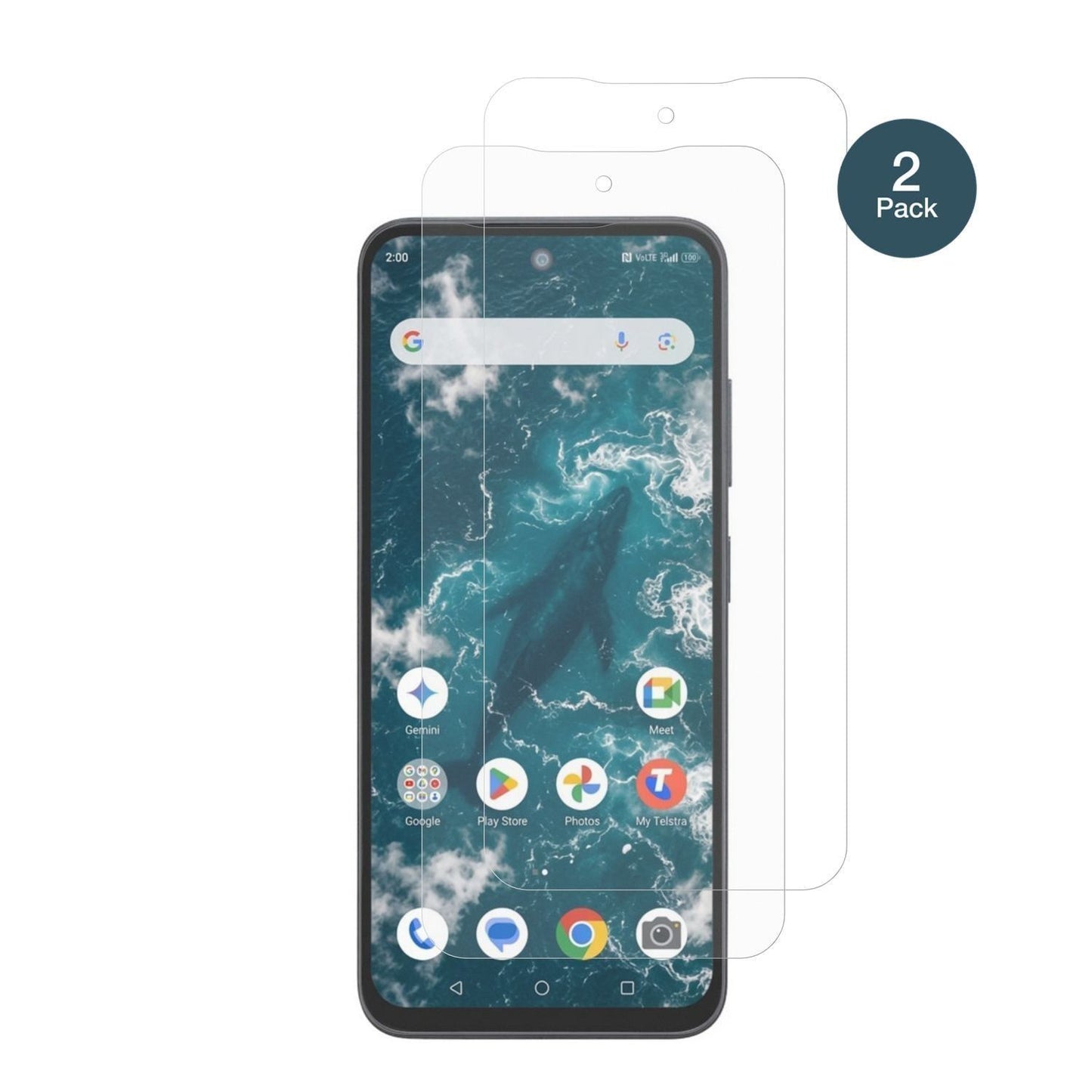 2x 9H Schutzfolie matt für Telstra T-Elite 2 5G Pa (2)