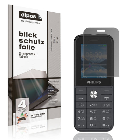 Blickschutzfolie für Philips E2102 matt Schutzfoli (1)