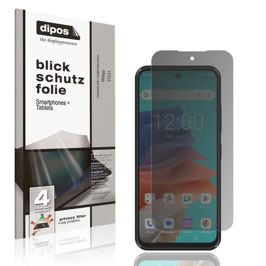 Blickschutzfolie für Philips S7221 matt Schutzfoli (1)