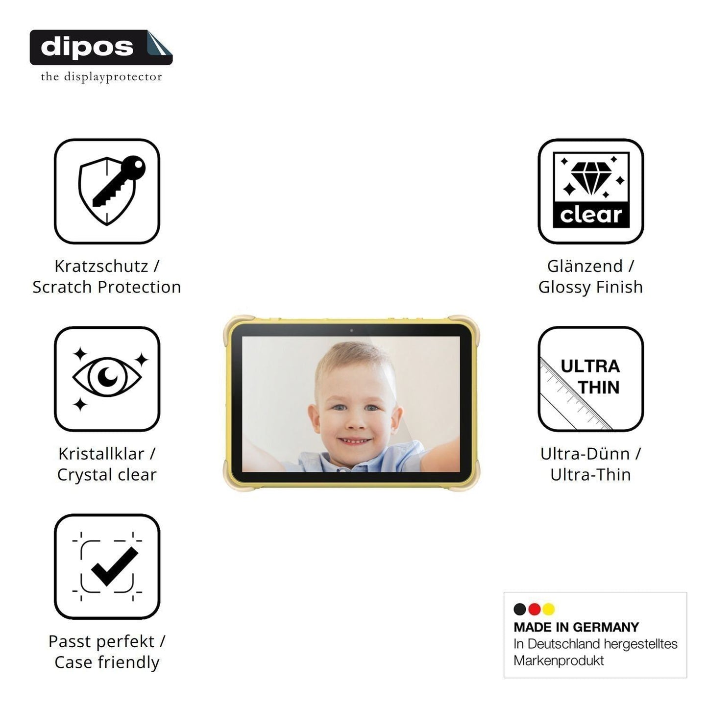 2x Schutzfolie klar für KODAK KT102 Display-Schutz (7)