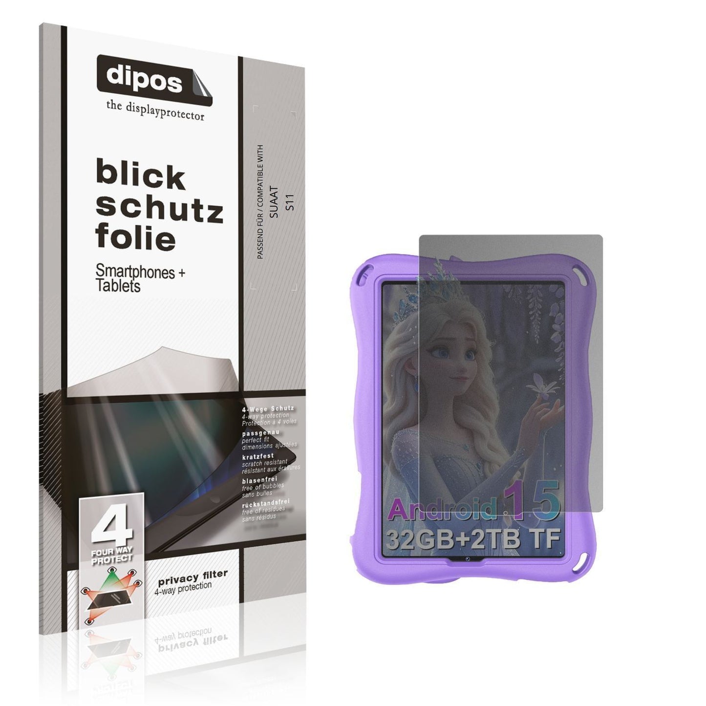 Blickschutzfolie für SUAAT S11 matt Schutzfolie Pr (1)
