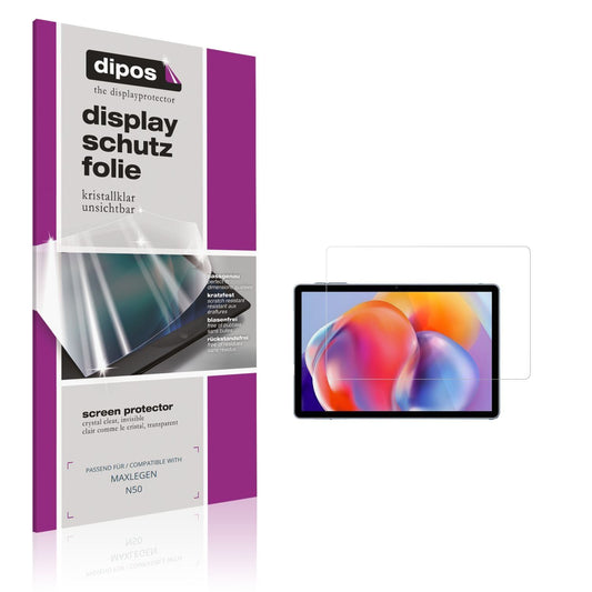 2x Schutzfolie klar für MAXLEGEN N50 Display-Schut (1)