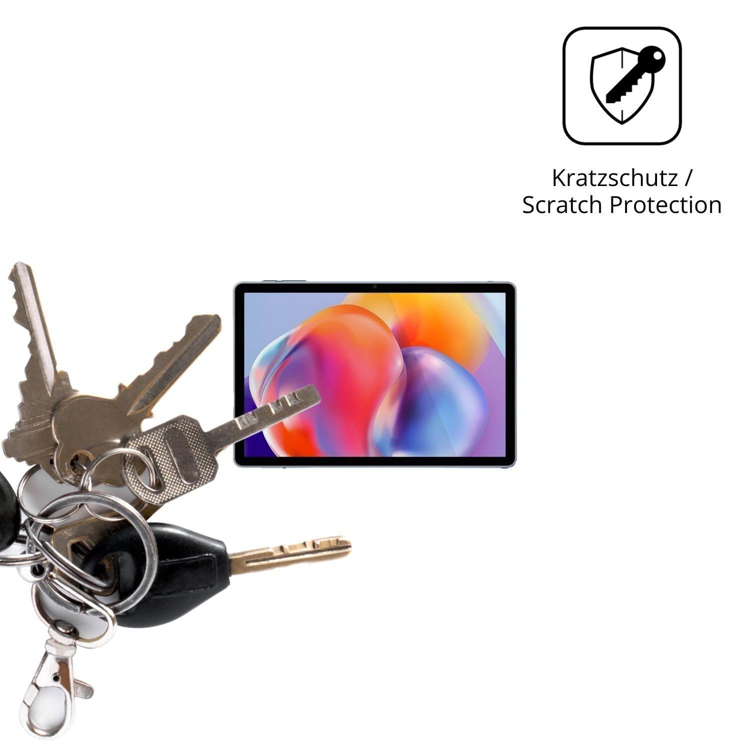 2x Schutzfolie klar für MAXLEGEN N50 Display-Schut (4)