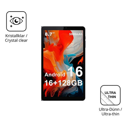 2x Schutzfolie klar für Crelander W87 Display-Schu (5)